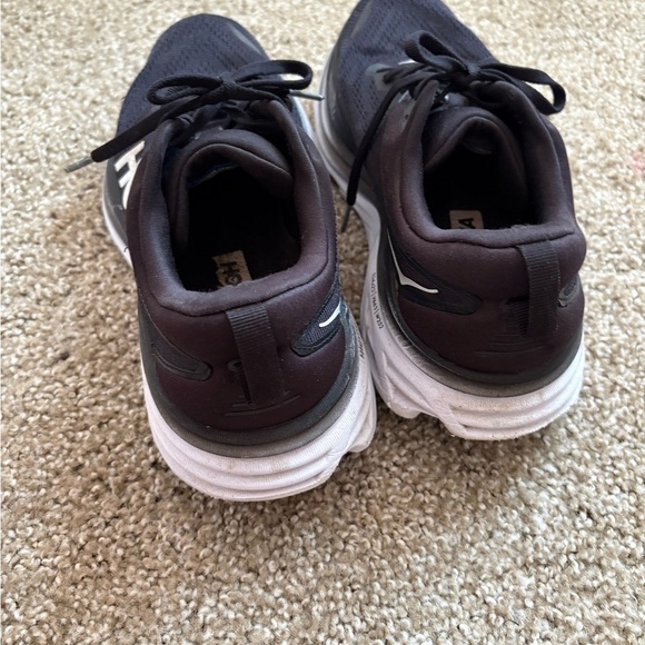 Hoka Black bondi 8 women’s and White Athletic Shoes - Picture 6 of 12